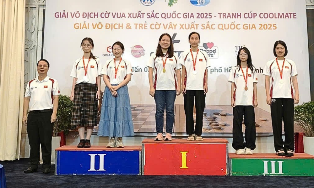  Bắc Ninh giành giải Nhì toàn đoàn Giải Vô địch cờ vây xuất sắc và Cờ vây trẻ xuất sắc quốc gia
